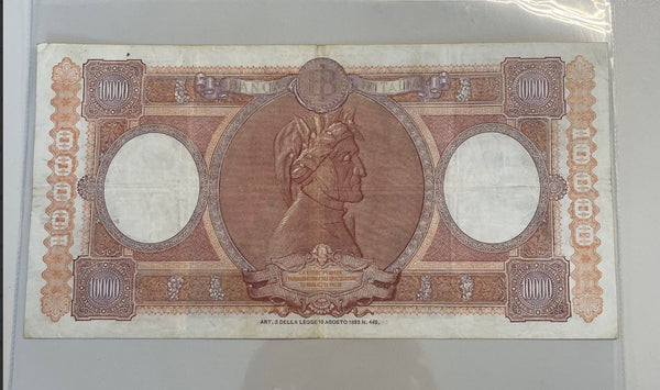 NL*BANCA D' ITALIA Banconota 10000 Lire MARINARE REGINE DEL MARE 24 3 1962 A2163