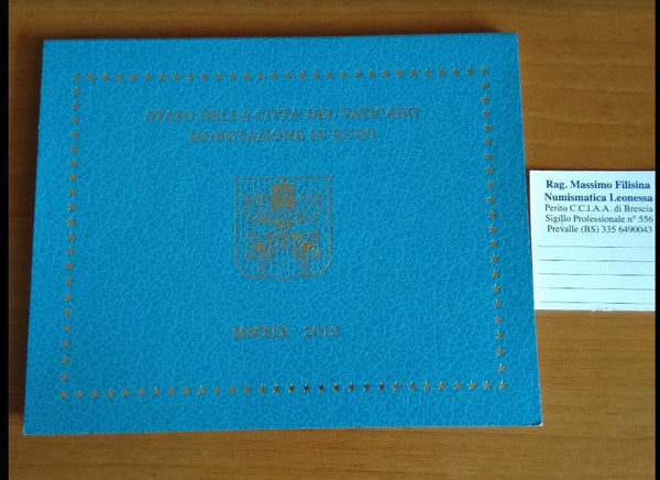 NL* CITTA' DEL VATICANO PAPA FRANCESCO Divisionale 2019 8 valori in euro FDC