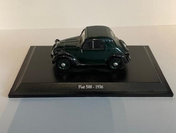 NL* MODELLINO AUTO FIAT 500 1936 Scala 1:43 colore verde come da foto