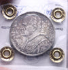 NL* VATICAN POPE PIUS XI 10 SILVER LIRE 1929 FDC Iridescent Patina
