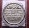 NL* SWITZERLAND Silver Medal To The President of United States 1918 Gratitude Swiss