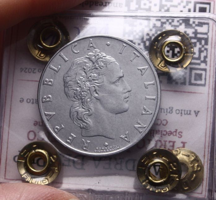 NL* Italia 50 Lire VULCANO 1958 RARO SPL Perizia DEL PUP Andrea
