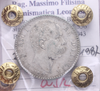 NL* UMBERTO I 2 LIRE ARGENTO 1887 ROMA QSPL Perizia Filisina Massimo