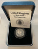 NL* GB UK ELISABETTA II 1 ONE POUND SILVER Argento 1988 PROOF in set Royal Mint