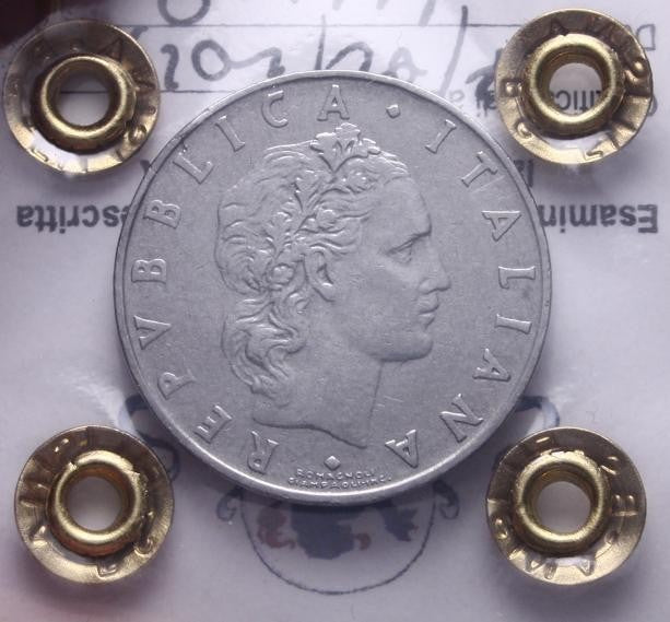 NL* ITALIA Repubblica 50 LIRE VULCANO 1958 RARA BB Perizia Filisina Massimo