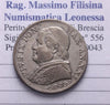 NL* STATO PONTIFICIO PAPA PIO IX 1 Lira Argento 1866 XXI MOLTO RARA e ottima
