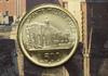 NL* ITALIA 500 Lire Argento 1991 PONTE MILVIO A ROMA FDC SET Originale zecca