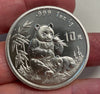 NL* CINA CHINA 10 YUAN 1996 1 ONCIA ARGENTO PURO Serie PANDA  1 OZ B. UNC