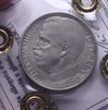 NL* VEIII Italia 50 CENTESIMI LEONI 1925 CONTORNO RIGATO qSPL Perizia Manfredini
