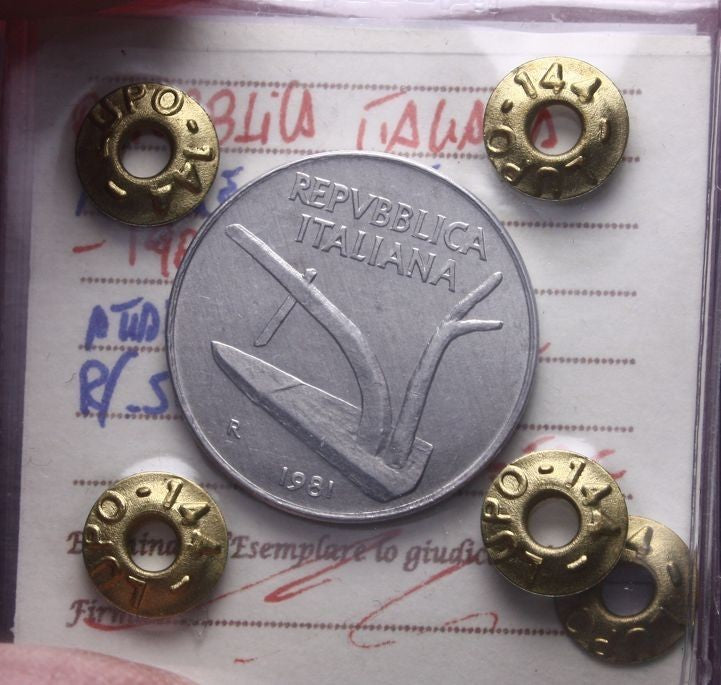 NL* ITALIA 10 LIRE Spighe 1991 VARIANTE ASSE SPOSTATO 45 ° Perizia LUPO RUGGERO