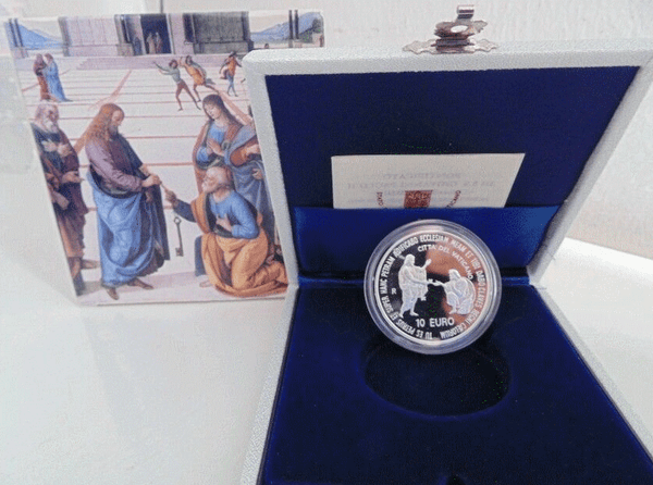 NL* VATICAN Pope JOHN PAUL II 10 Euro Silver 2003 PONTIFICATE Proof set