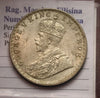 NL* INDIA RE GIORGIO V 1 RUPEE Rupia Argento 1920 super conservazione con lustro