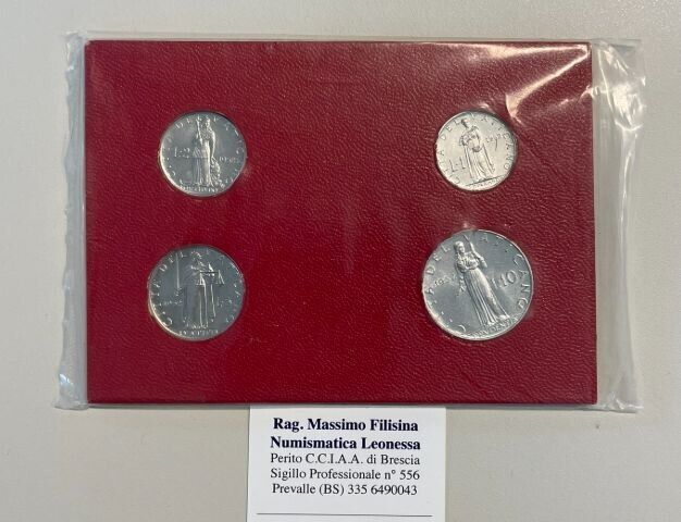 NL* ROME POPE PIUS XII 1952 series 4 VALUES 10 5 2 1 LIRA FDC in mint set