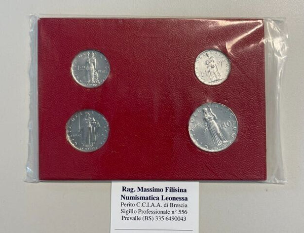 NL* ROME POPE PIUS XII 1952 series 4 VALUES 10 5 2 1 LIRA FDC in mint set