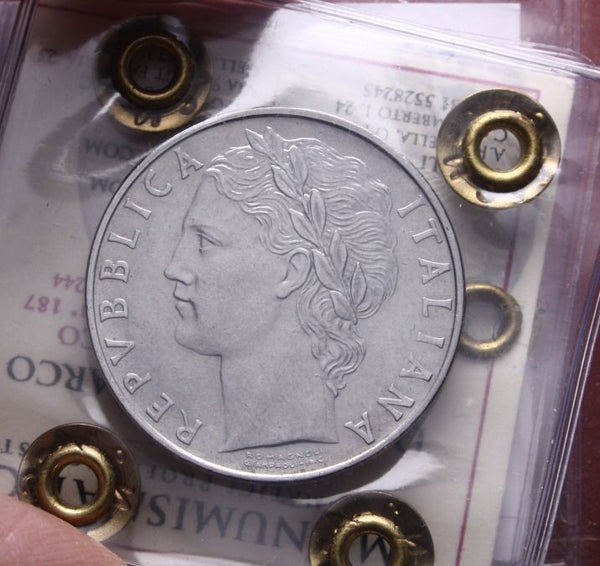 NL* Italia Repubblica 100 Lire MINERVA 1957 SPL + Perizia ESPOSITO MARCO