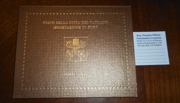NL* VATICAN Benedict XVI Divisional 2011 8 euro values ​​BU mint 