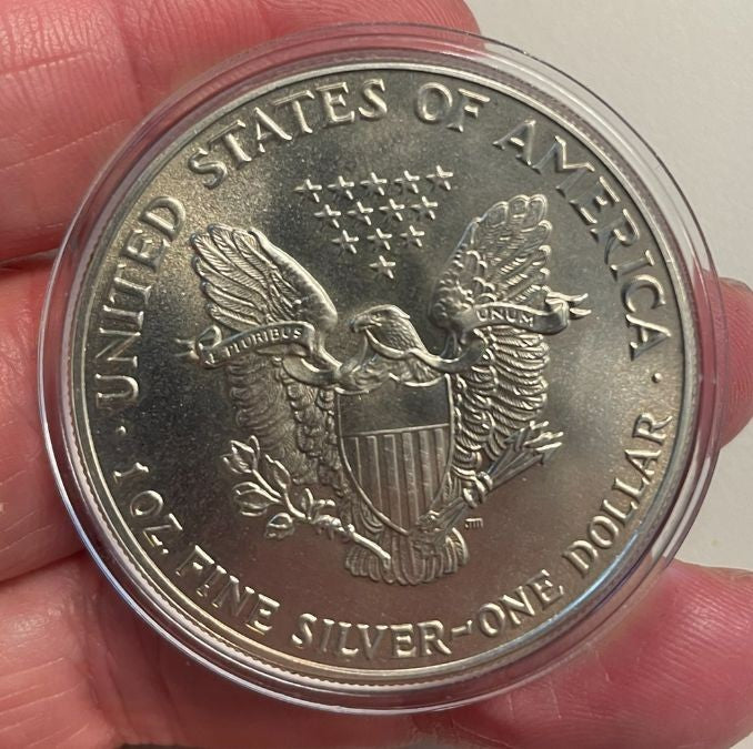 NL* STATI UNITI 1 DOLLARO ARGENTO 1988 1 ONCIA OZ ARGENTO PURO Liberty Walking