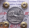 NL* VEIII Italia 1 LIRA ARGENTO 1915 QUADRIGA BRIOSA BB/SPL Perizia Filisina