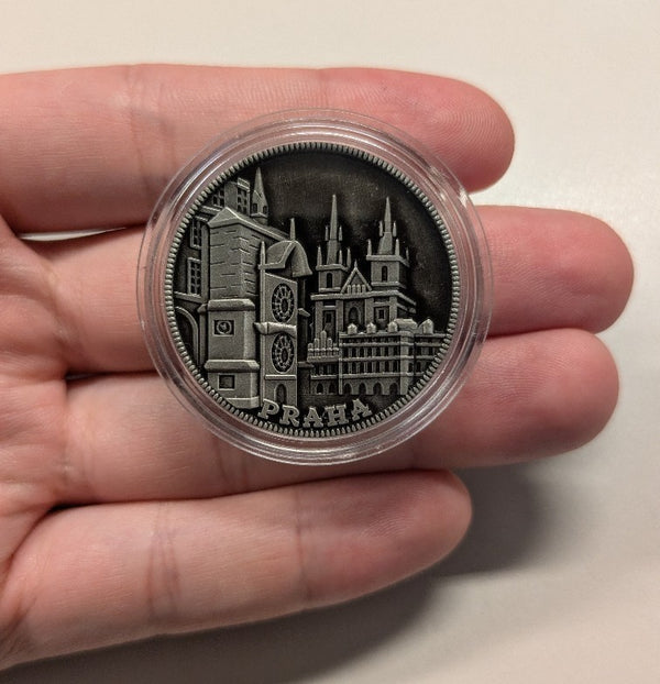 NL* REPUBBLICA CECA Medaglia Alluminio PRAGA PRAHA ORLOJ 2019