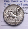NL* VEIII Italy 1 LIRA SILVER 1917 QUADRIGA BRIOSA SUPER LUSTER AND PATINA