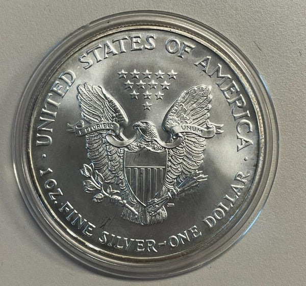 NL* STATI UNITI 1 DOLLARO ARGENTO 2002  1 ONCIA OZ ARGENTO PURO Liberty Walking