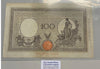 NL* ITALIA Banconota BANCA D'ITALIA 100 LIRE BARBETTI FASCIO Decreto 15/03/1943