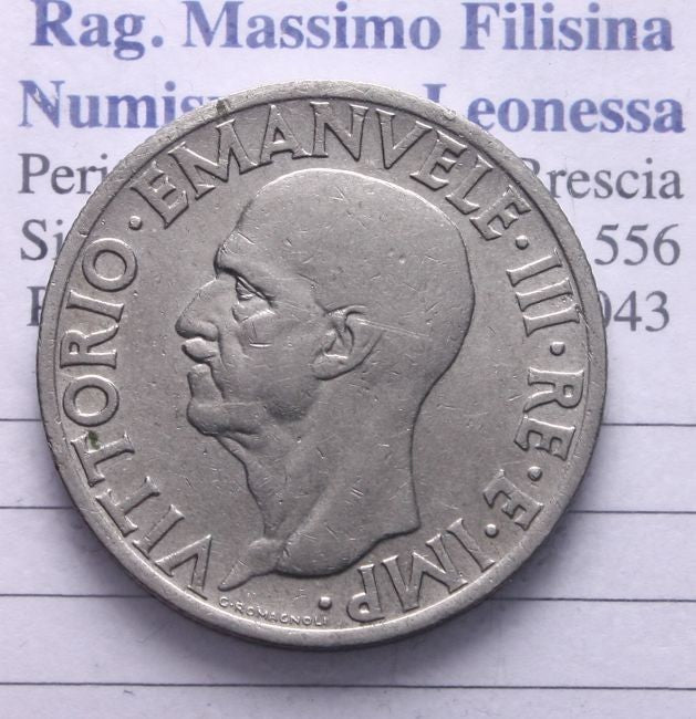 NL* VEIII 1 LIRA IMPERO 1936 XIV RARA OTTIMA CONSERVAZIONE vedi foto