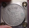 NL* NAPOLI FERDINANDO II Piastra 120 GRANA ARGENTO 1858 SPL Perizia Moruzzi U.