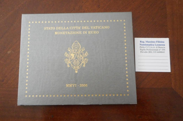 NL* CITTA'  Vaticano Papa BENEDETTO XVI 2006 Divisionale 8 Valori FDC set Zecca