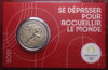 NL* FRANCIA 2 EURO 2021 OLIMPIADI PARIGI 2024 Atletica FDC coin card
