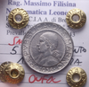 NL* SAN MARINO 5 LIRE Argento 1936 ROMA QFDC Perizia Filisina Massimo