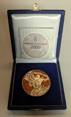 NL* ITALIA Medaglia Argento VERSO IL III MILLENNIO CALENDARIO 2000 FDC set zecca