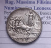 NL* VIII ITALY 1 LIRA SILVER QUADRIGA BRIOSA 1916RARE SUPERB, as per photo