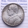 NL* ROMA CITTA' DEL VATICANO Papa PIO XI 10 Lire ARGENTO 1934 come da foto