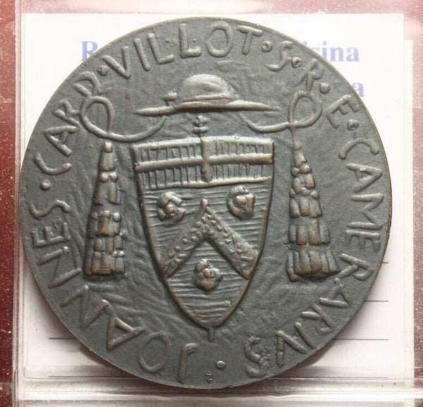 NL* VATICAN CITY VACANT SEAT Bronze Medal 1978 Cardinal VILLOT FDC 