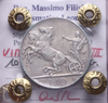 NL* VEIII Italia 10 LIRE Argento BIGA 1926 RARA QSPL Perizia Filisina Massimo