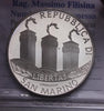 NL* SAN MARINO 5 EURO Argento 2002 BENVENUTO EURO PROOF