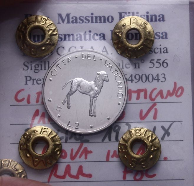 NL* ROMA PAOLO VI SERIE 8 PROVE Pattern IN ARGENTO 1971 IX 8 Valori FDC Perizia