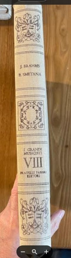NL* FABBRI EDITORE I GRANDI MUSICISTI Volume VIII BRAHMS E SMETANA