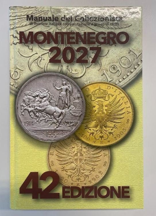 NL* CATALOGO MONTENEGRO 2027 Manuale del Collezionista di Monete Italiane NUOVO