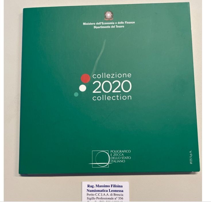 NL* ITALIA Repubblica Divisionale 2020 8 Valori IN EURO FDC Set zecca