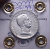 NL* VEIII 1 LIRA ARGENTO 1916 QUADRIOGA BRIOSA RARA BB/SPL Perizia Filisina