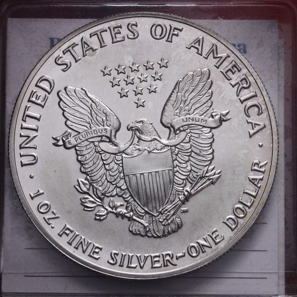 NL* STATI UNITI 1 DOLLARO ARGENTO 1991 1 ONCIA ARGENTO PURO Liberty Walking