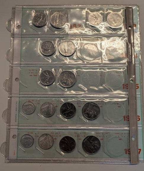 NL* ITALIA LOTTO 16 pezzi 100 50 10 5 LIRE 1962 63 64 65 66 67 come da foto