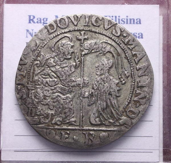NL* VENEZIA Doge LUDOVICO MANIN 1789 1797 1 DUCATO in ARGENTO eccellente conserv