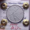 NL* ITALIA Repubblica 50 LIRE VULCANO 1958 RARA BB/SPL Perizia Filisina Massimo