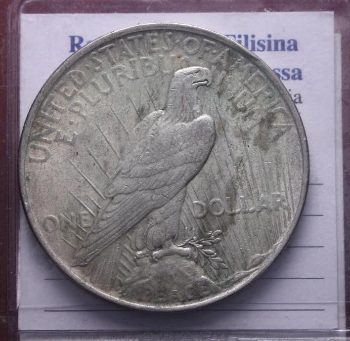 NL* USA 1 DOLLARO ARGENTO SILVER PEACE 1922 Ottima conservazione