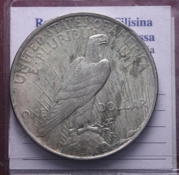 NL* USA 1 DOLLARO ARGENTO SILVER PEACE 1922 Ottima conservazione