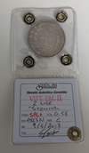 NL* VEII 2 LIRE ARGENTO STEMMA 1863 NAPOLI SPL+ Perizia Sintoni Gabriele