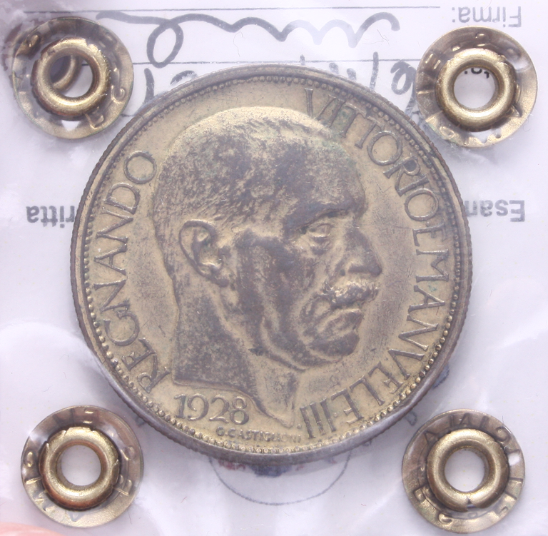 NL* VEIII BUONO 2 LIRE 1928 FIERA di MILANO QSPL Perizia Filisina Massimo * 2